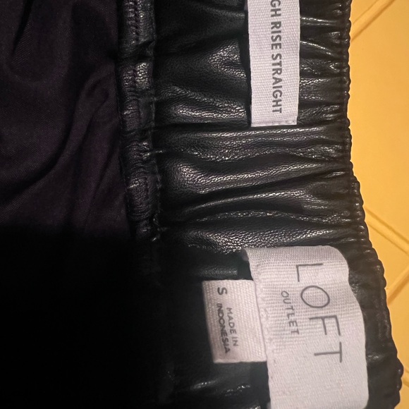 Black Faux Leather Pants - Picture 8 of 8